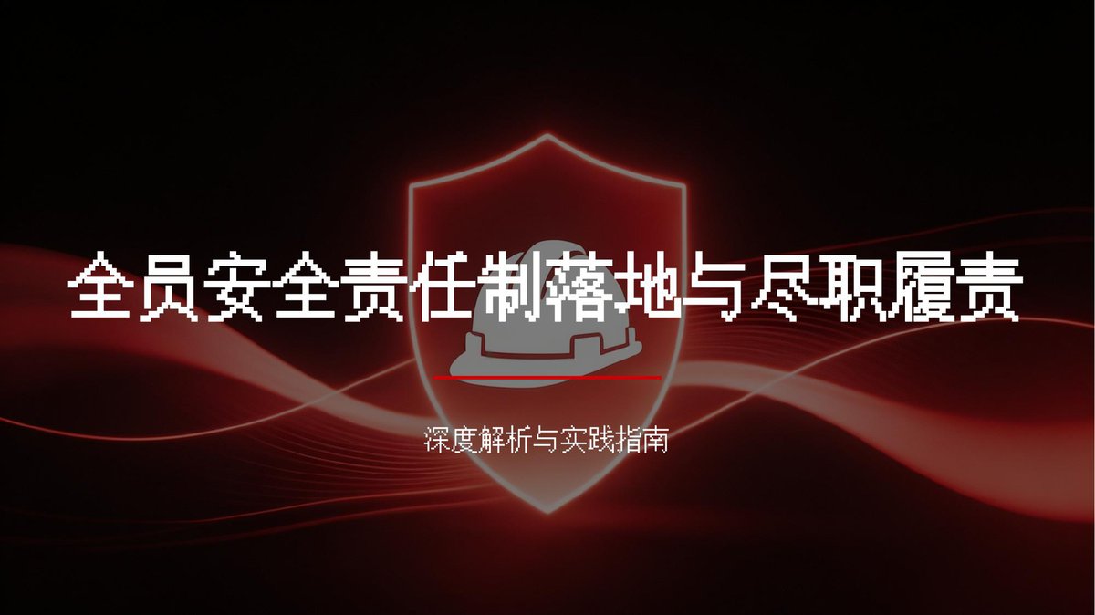 全员安全责任制落地与尽职履责深度解析.pptx