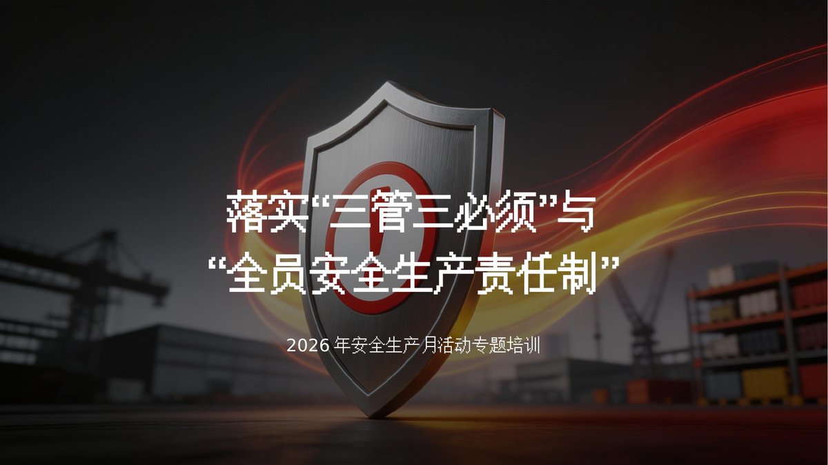 2026年安全月落实三管三必须与全员安全生产责任制专题培训.pptx