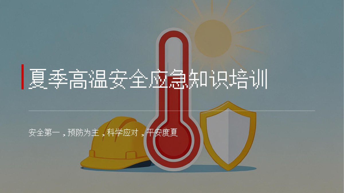 夏季高温安全应急知识培训.pptx