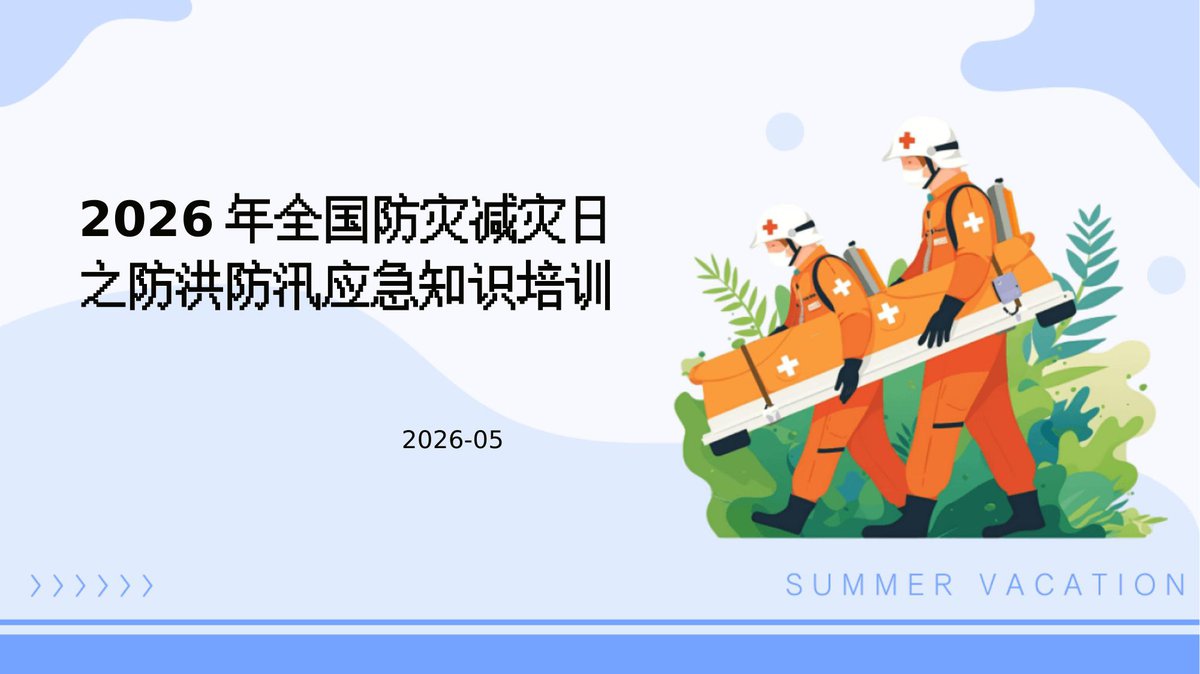 2026年全国防灾减灾日之防洪防汛应急知识培训课件27页.pptx