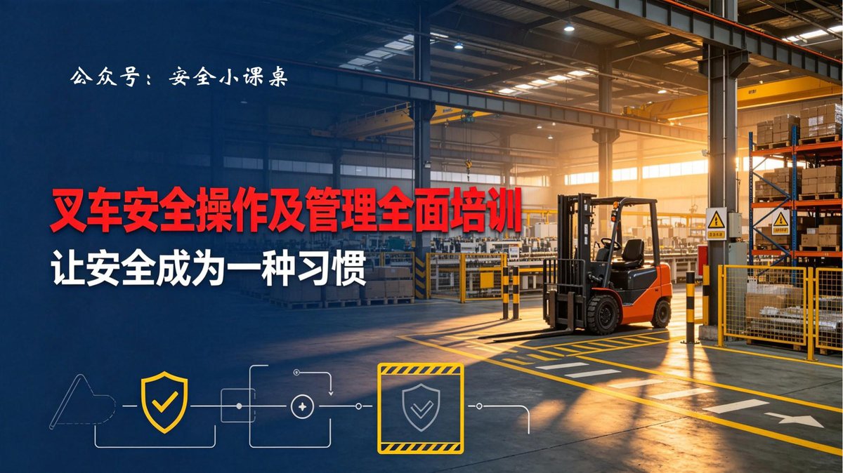 叉车安全操作及管理全面培训.pptx