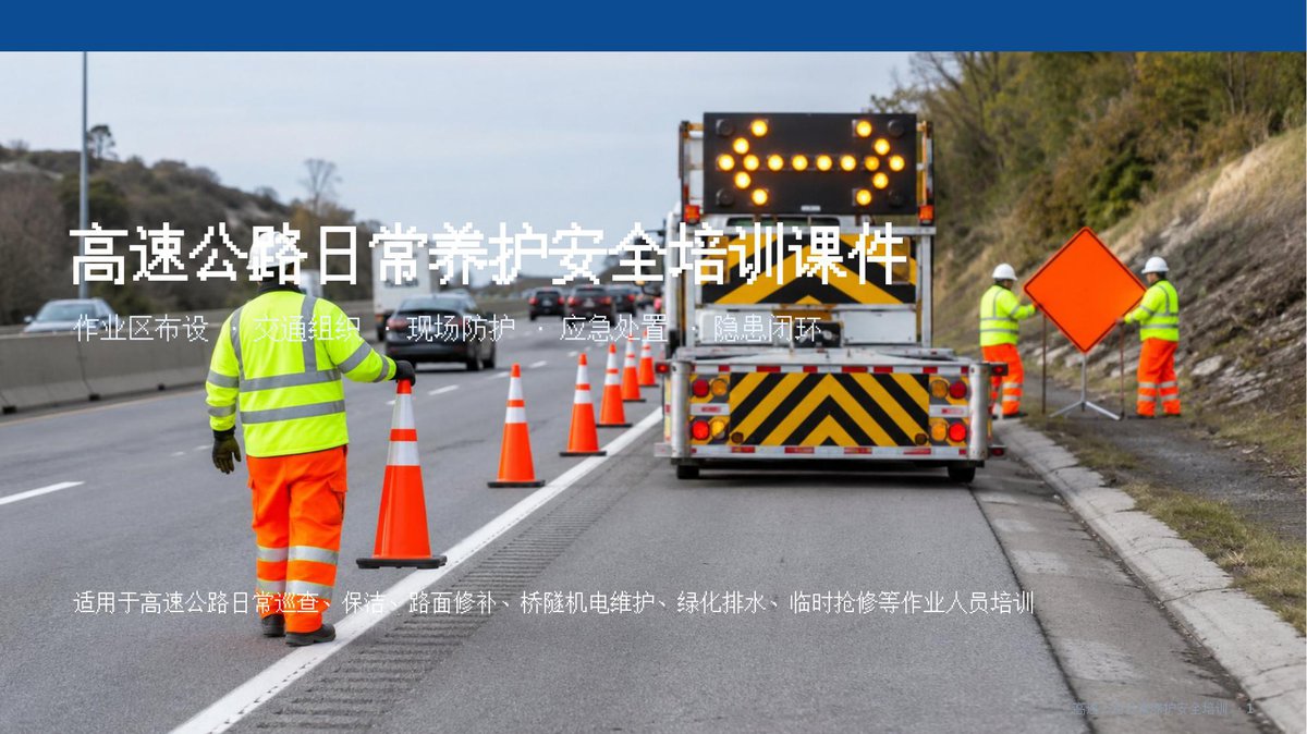 高速公路日常养护安全培训课件68页.pptx
