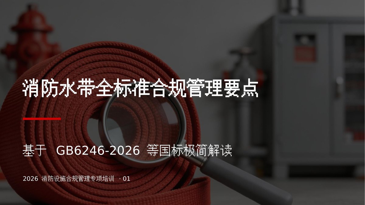 260726-消防水带全标准合规管理培训.pptx