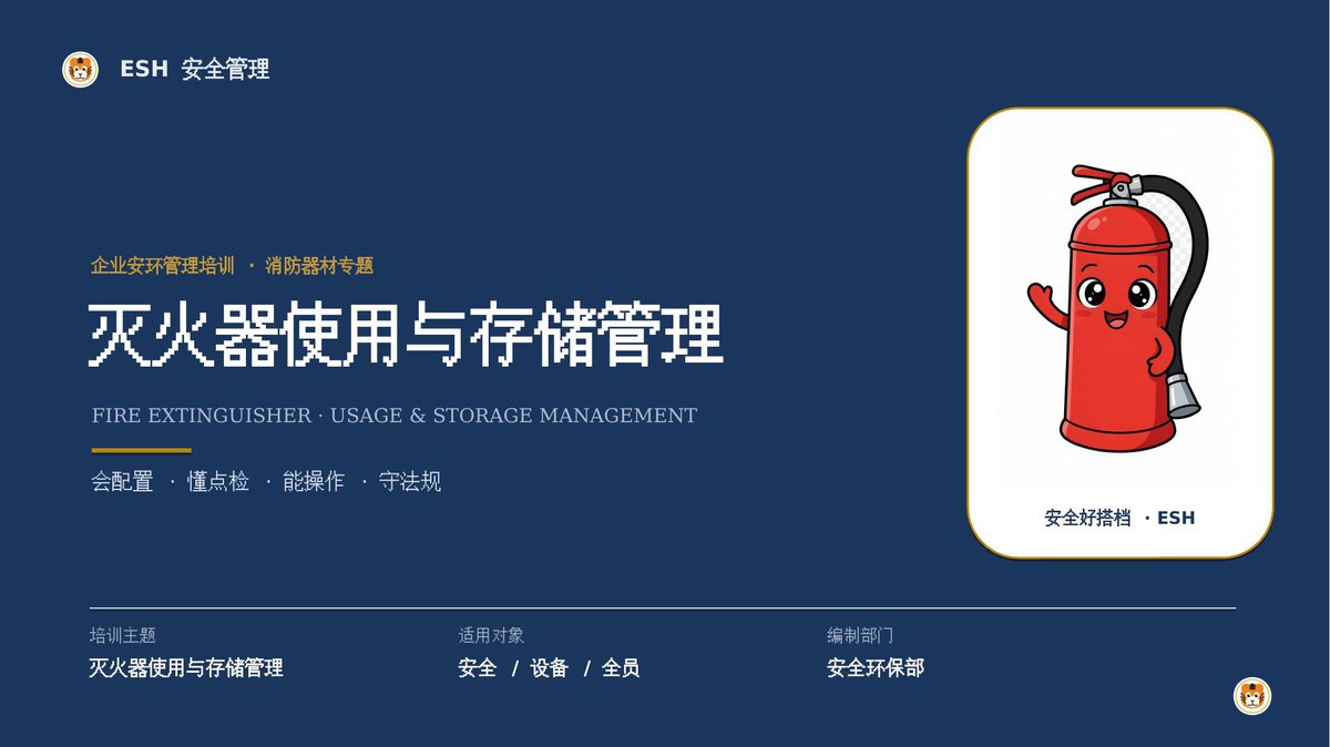 260811-灭火器配置使用与存储管理详解.pptx