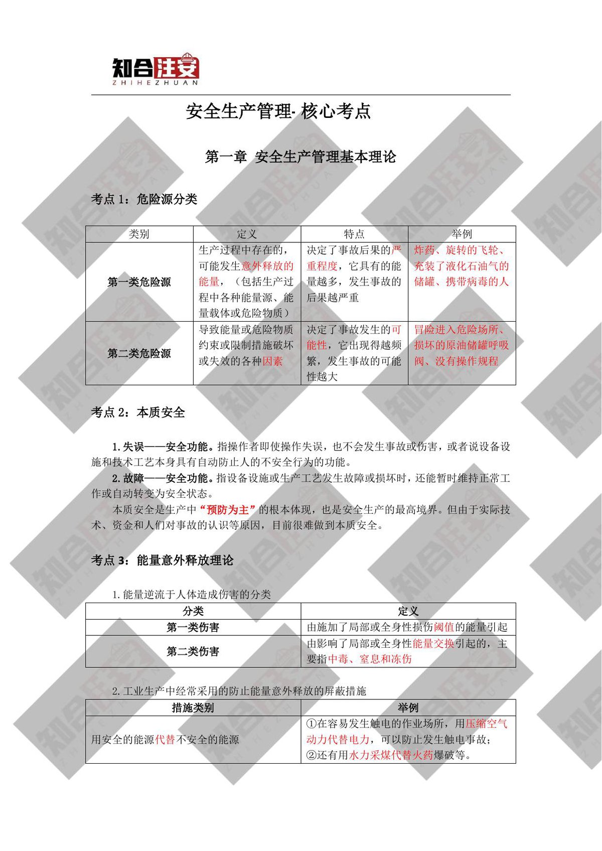 《安全生产管理》核心考点.pdf