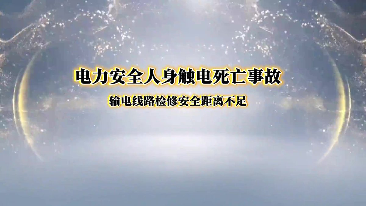 电力安全人身触电死亡事故丨输电线路检修安全距离不足.mp4