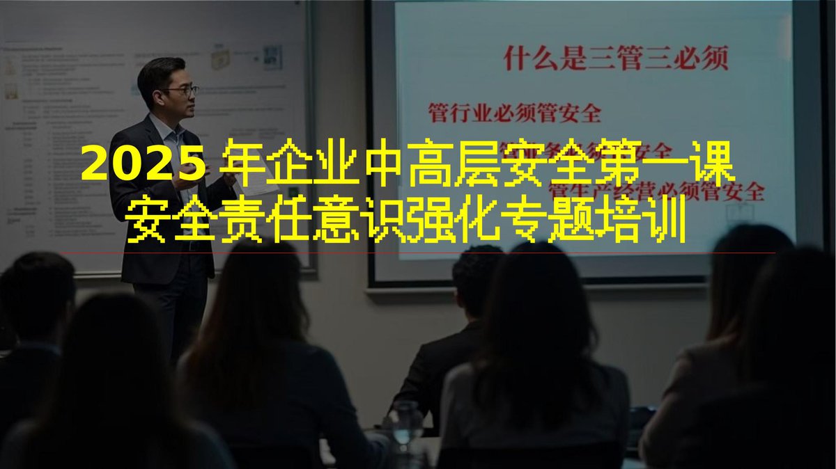 2026年企业中高层安全意识强化专题培训.pptx