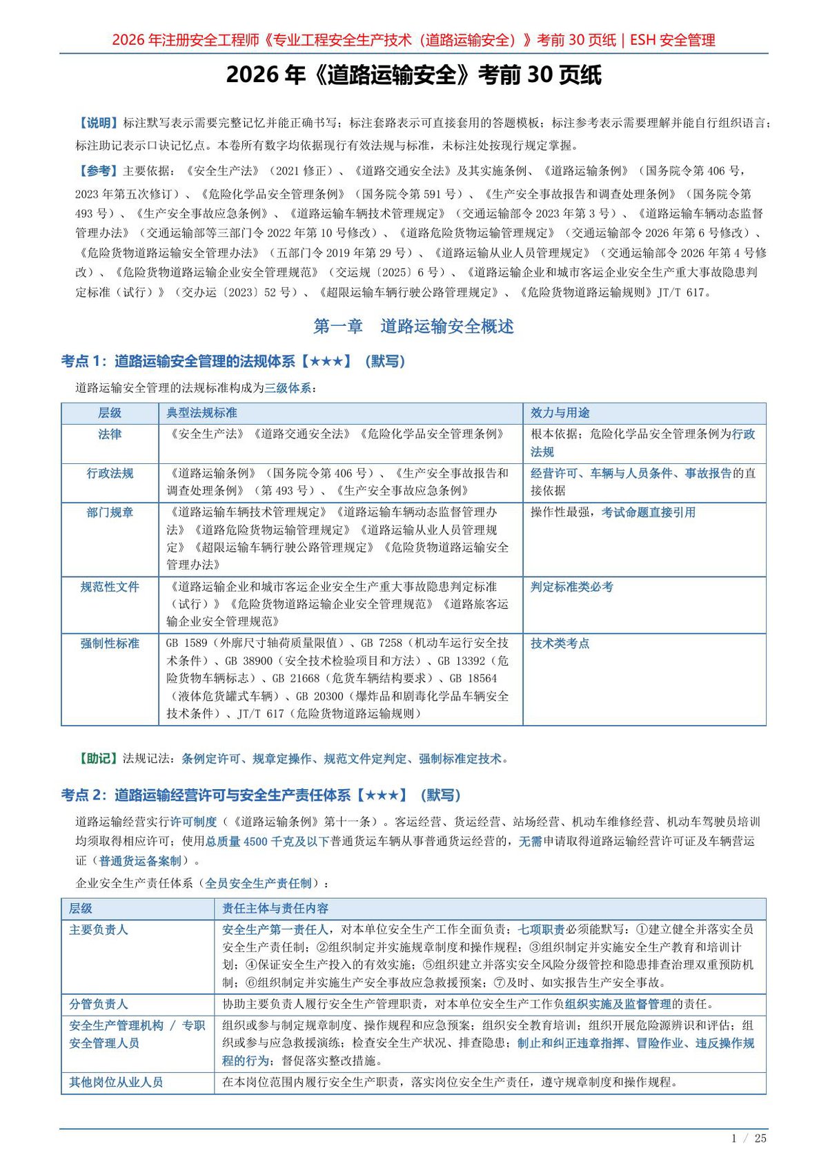 2026年《道路运输安全》考前30页纸.pdf